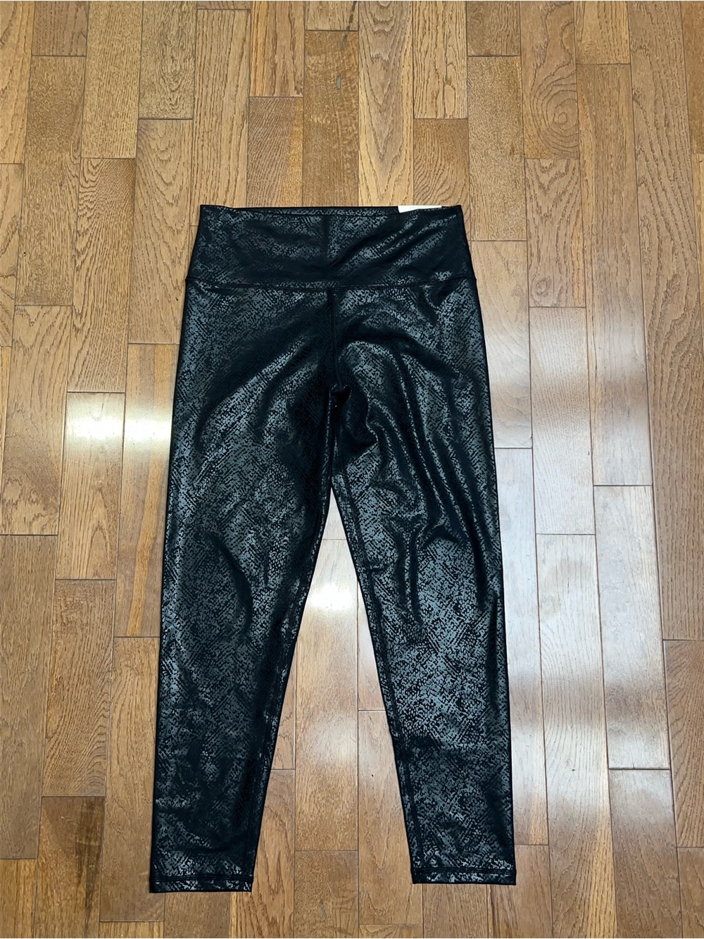 Aerie Offline Black Leggins XL New! Snake-Print Leggings